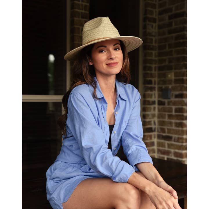 Natural Safari Straw Sun Hat - Style Paulo for wholesale on Faire4