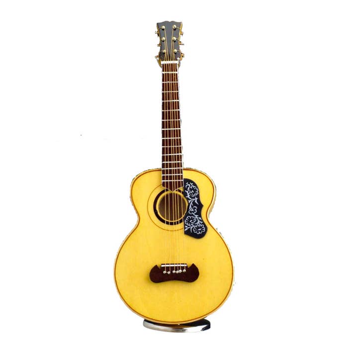 Spanish Guitar Miniature with Stand & Case for wholesale by Broadway Gifts Co