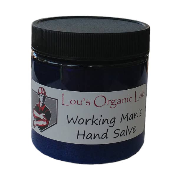 Lou's Organic Lab LLC - Wholesale Healing Salve/Balm/Cream - All-Natural Working Man's Hand Salve  4 oz0