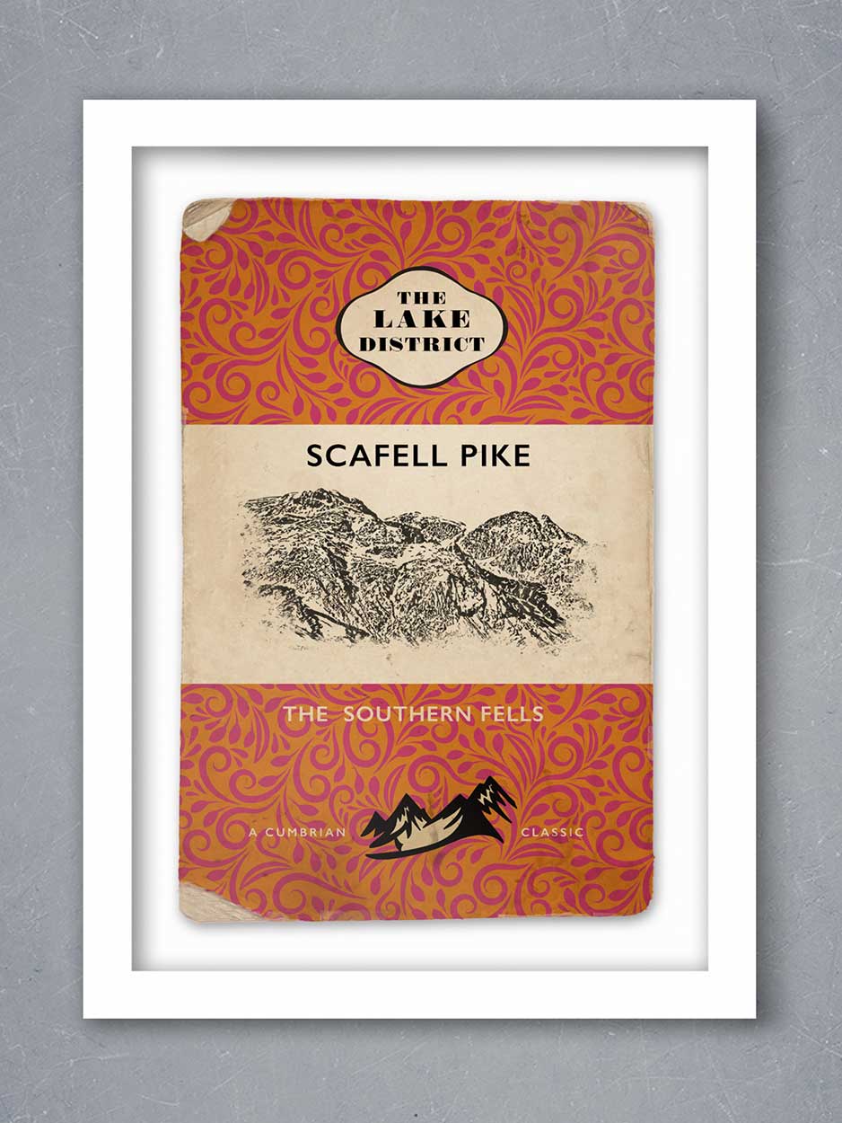 The Northern Line – wholesale Poster – Scafell Pike - Cumbrian Classic Poster print1