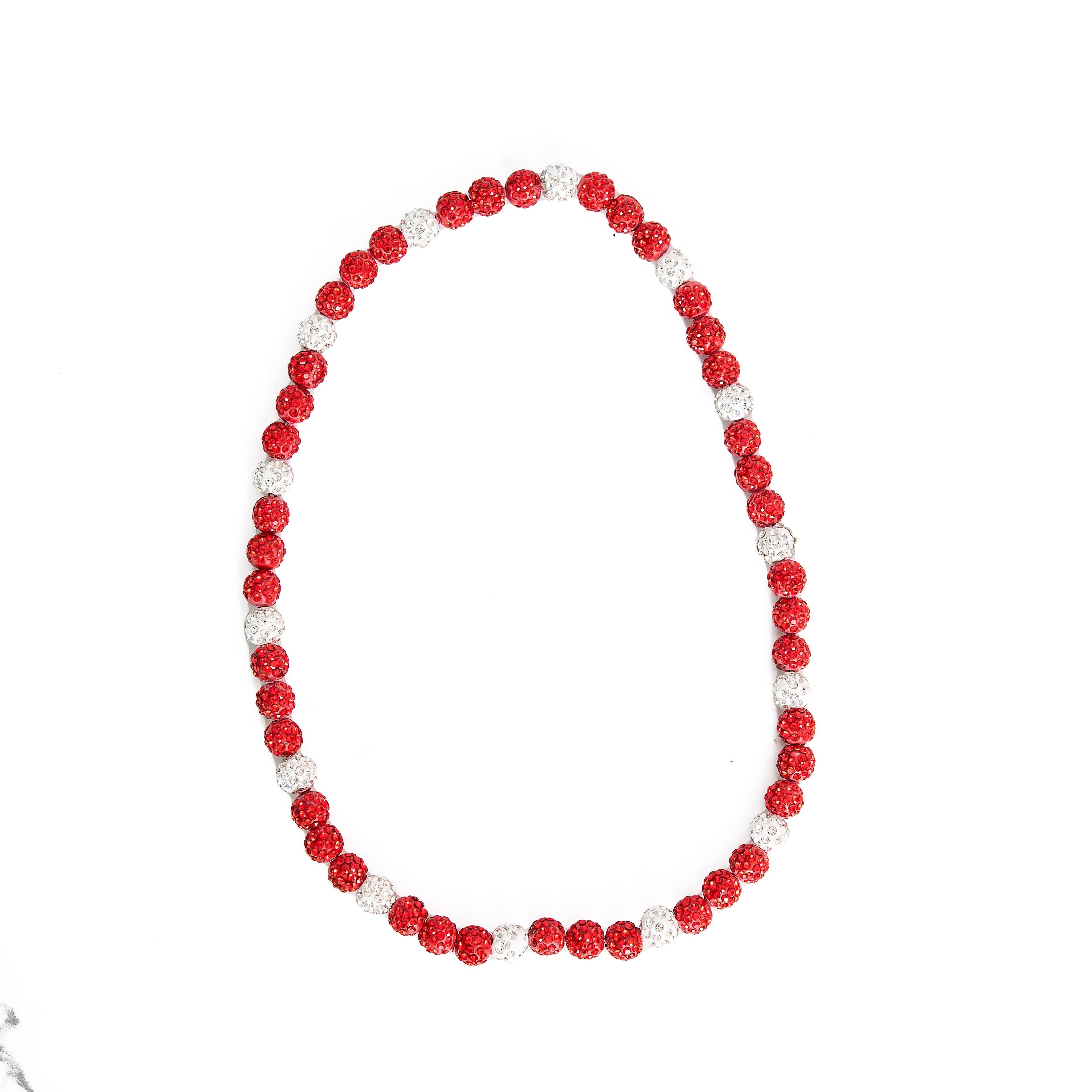 Golden Thread – wholesale Pärlband/Pärlhalsband – Bling Baseball Halsband3