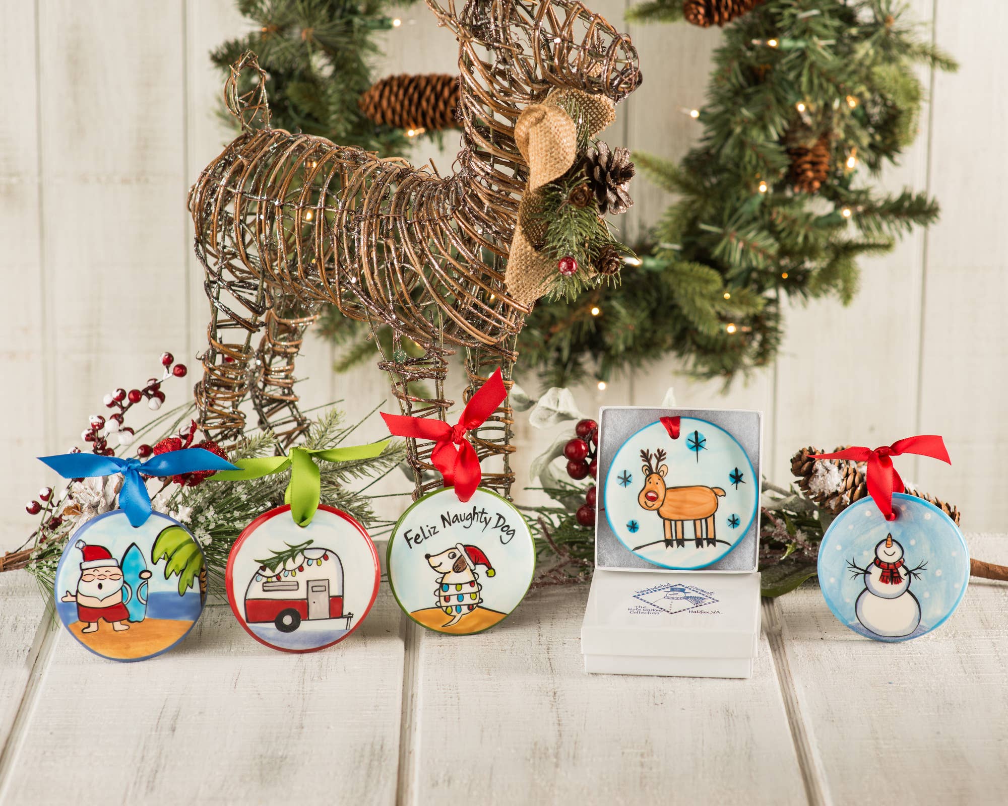 Nola Watkins Ornaments - Wholesale Ornament - Ornaments | Christmas Ornaments | Handpainted |Love the Lake5