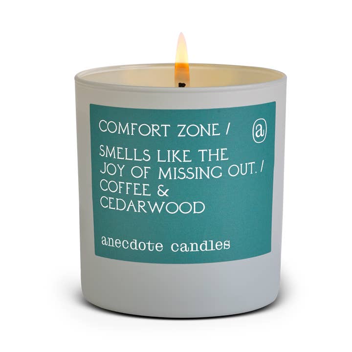 Comfort Zone Duftkerze (Kaffee und Zedernholz) für den Großhandel von Anecdote Candles