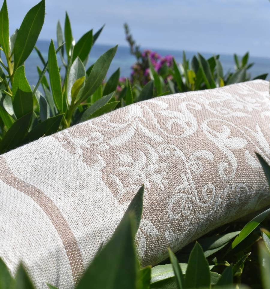 Fouta Tunisia – wholesale Strandhandduk – Fouta Versailles med tidlösa blommönster6