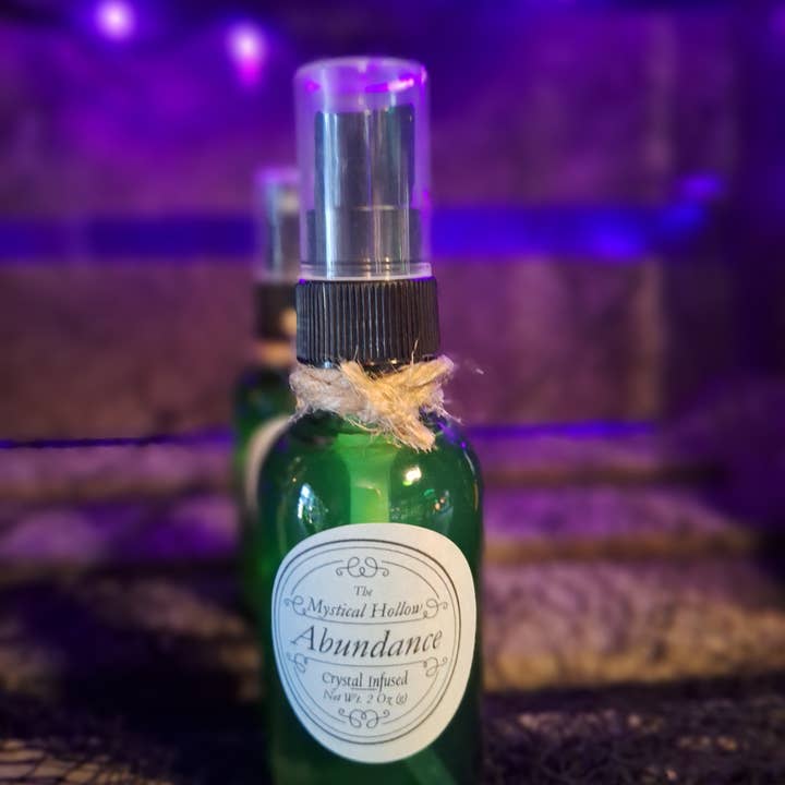 Abundance Crystal Infused Room Mist for wholesale by The Mystical Hollow