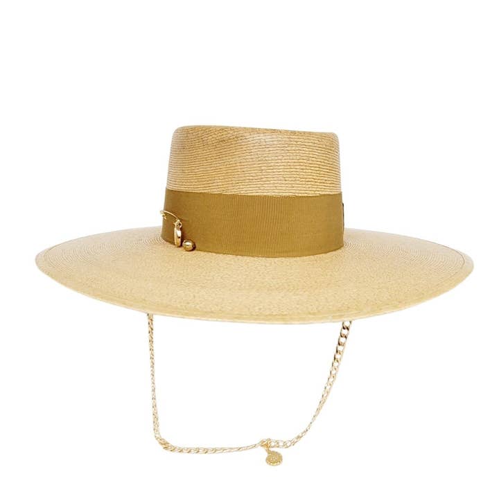 PETRA SAVAGE - Wholesale Straw Hat - Women's - ESTRID Women's Gambler Straw Hat