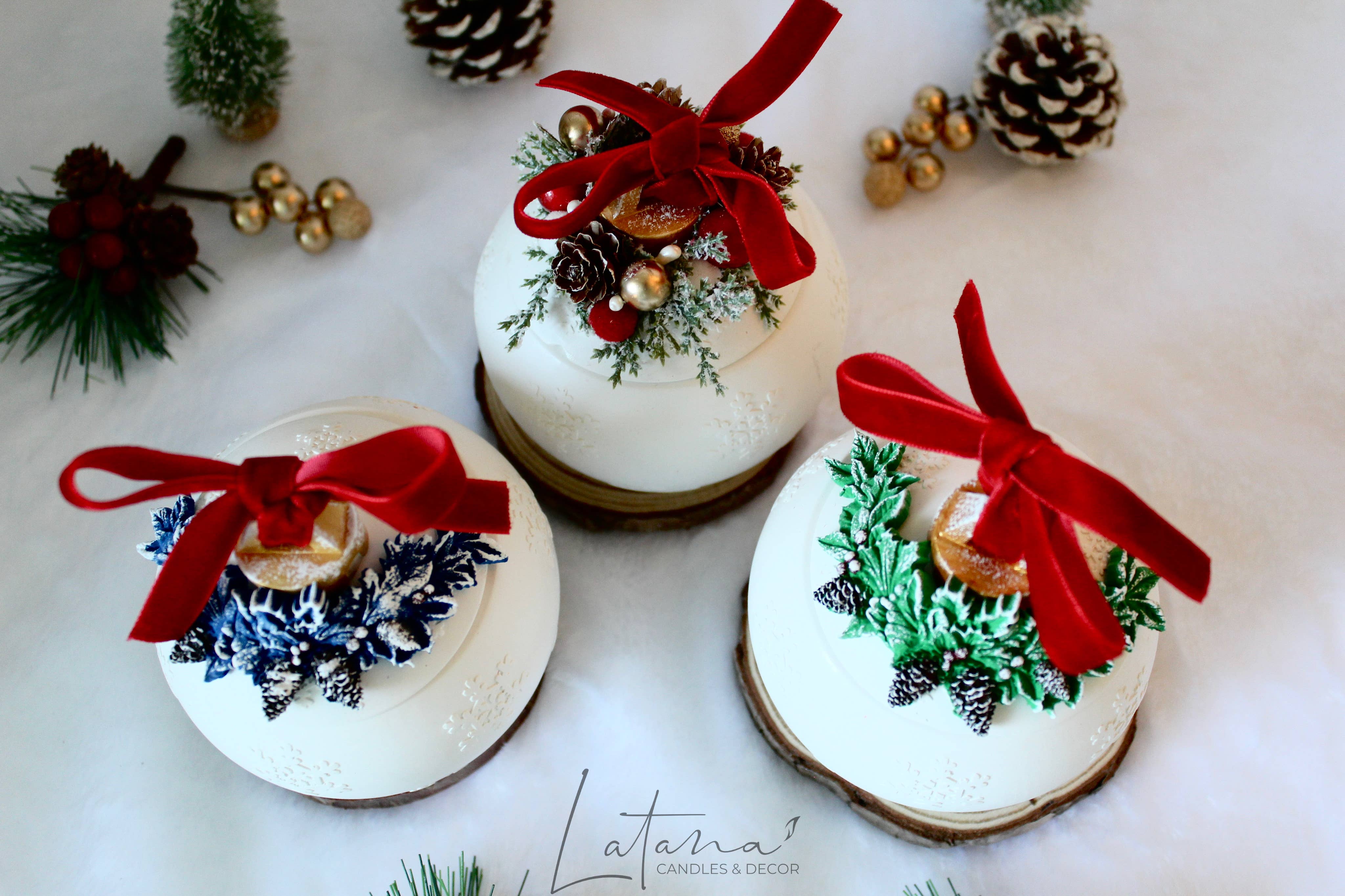 Latana Candles - Wholesale Jar/Filled Candle - Christmas candle | Christmas Ball Jar | Holiday Decor2