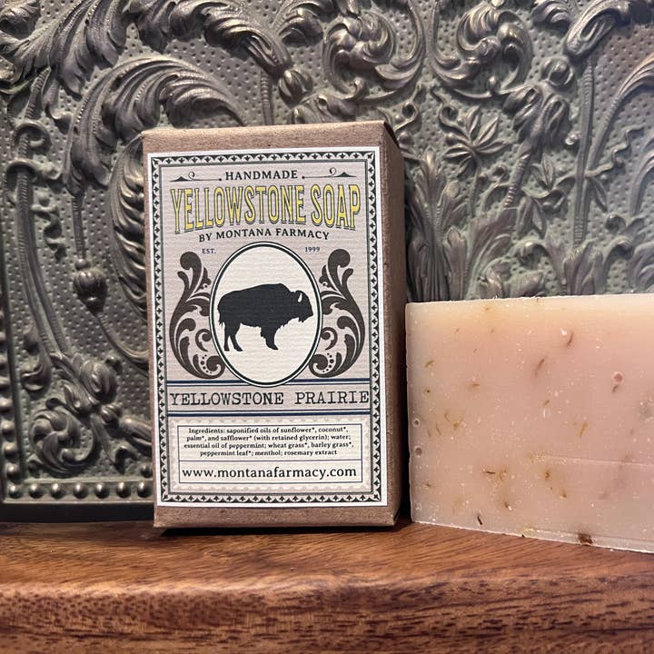 Montana Farmacy – wholesale Bar Soap – Yellowstone Park Soap Prairie Sage Scent Montana Wyoming Ida0