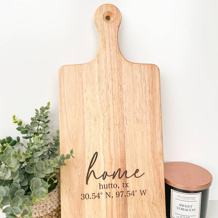 Custom Engraved Cutting Board for wholesale by Hometown Co. Wholesale