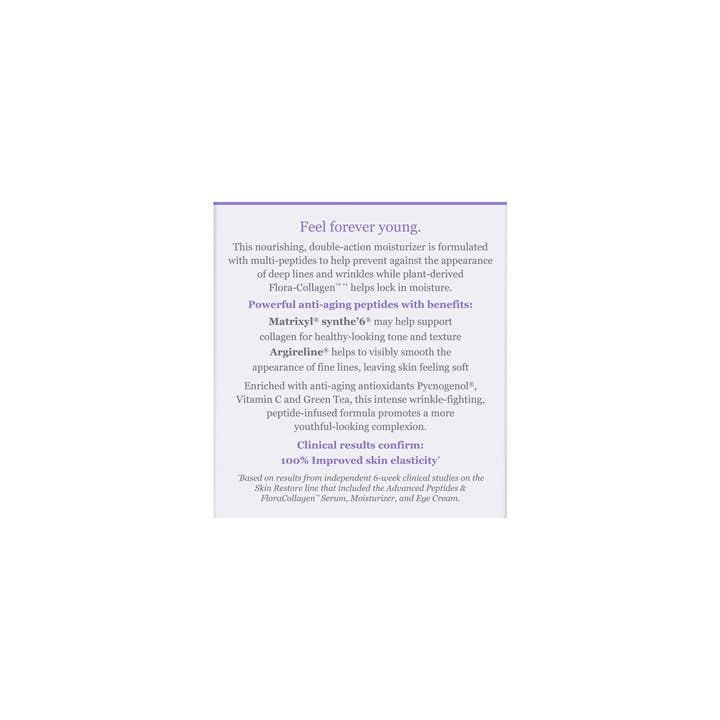 DERMA E - Wholesale Anti-Aging Moisturizer - Advanced Peptides and Flora-Collagenâ„¢ Moisturizer