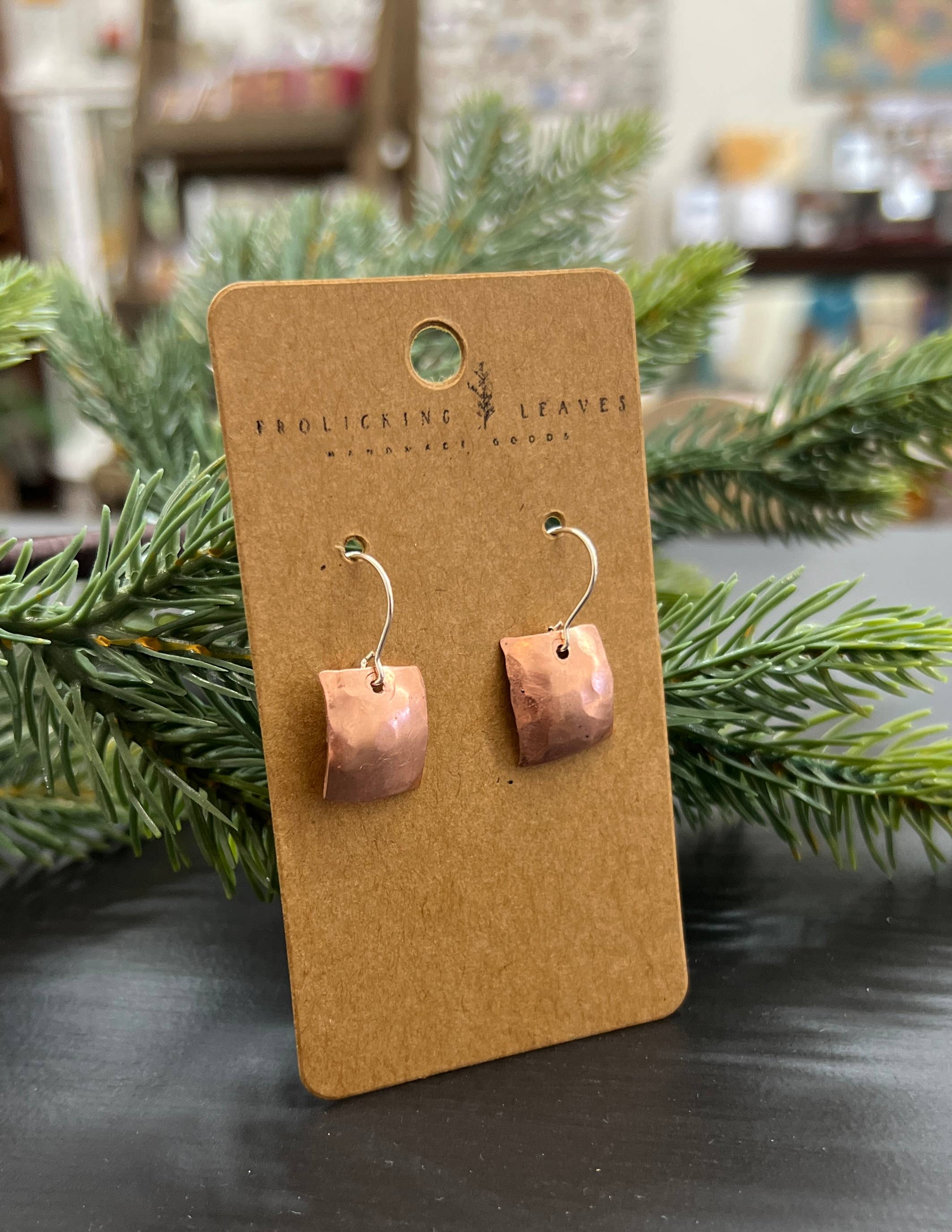 Frolicking Leaves – wholesale Dangle earrings – Copper Earrings