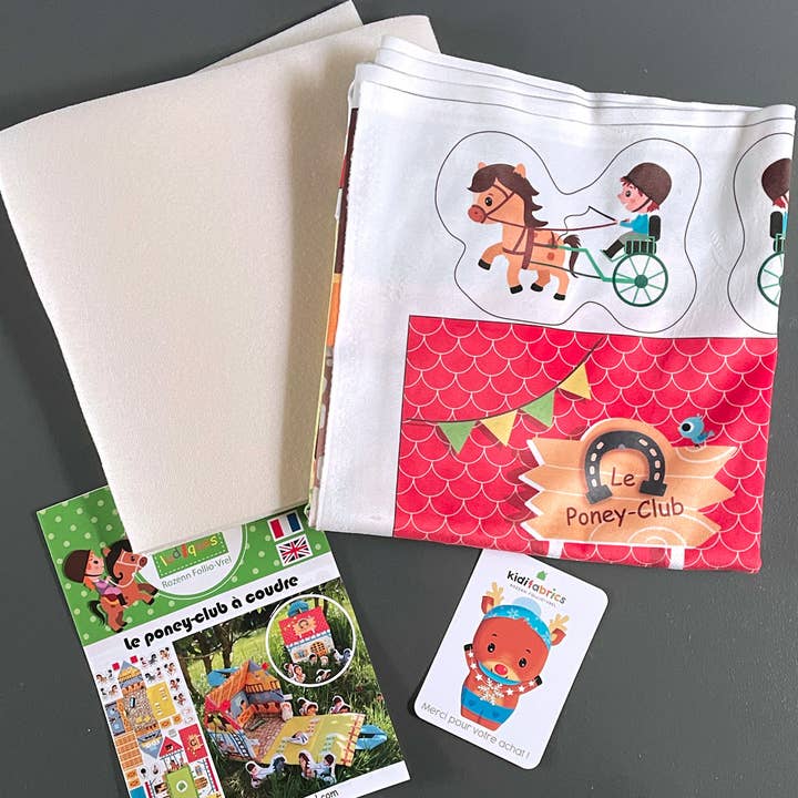 Kidifabrics – wholesale Sömnadskit – Sy- och lekset ponnyklubb för nybörjare8