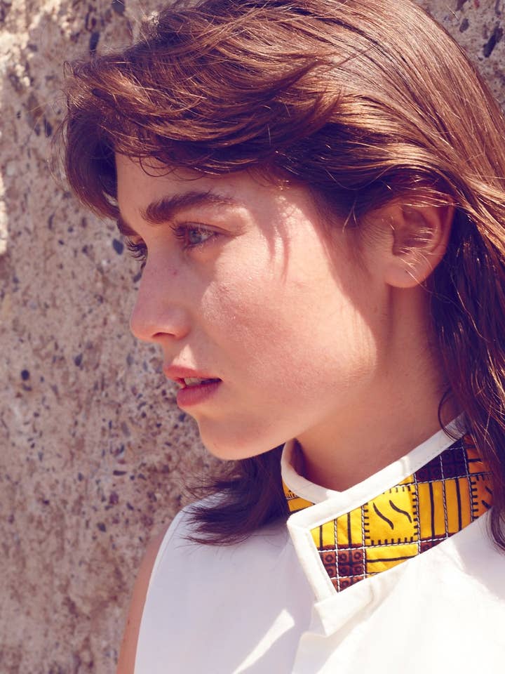 SHIRT 02 med Quilt Collar för wholesale av Buki Akomolafe