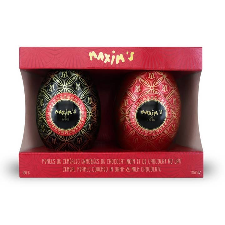Maxim's De Paris - Gift-Pack 2 Mini Egg Tins for wholesale by My French Recipe - French Gourmet