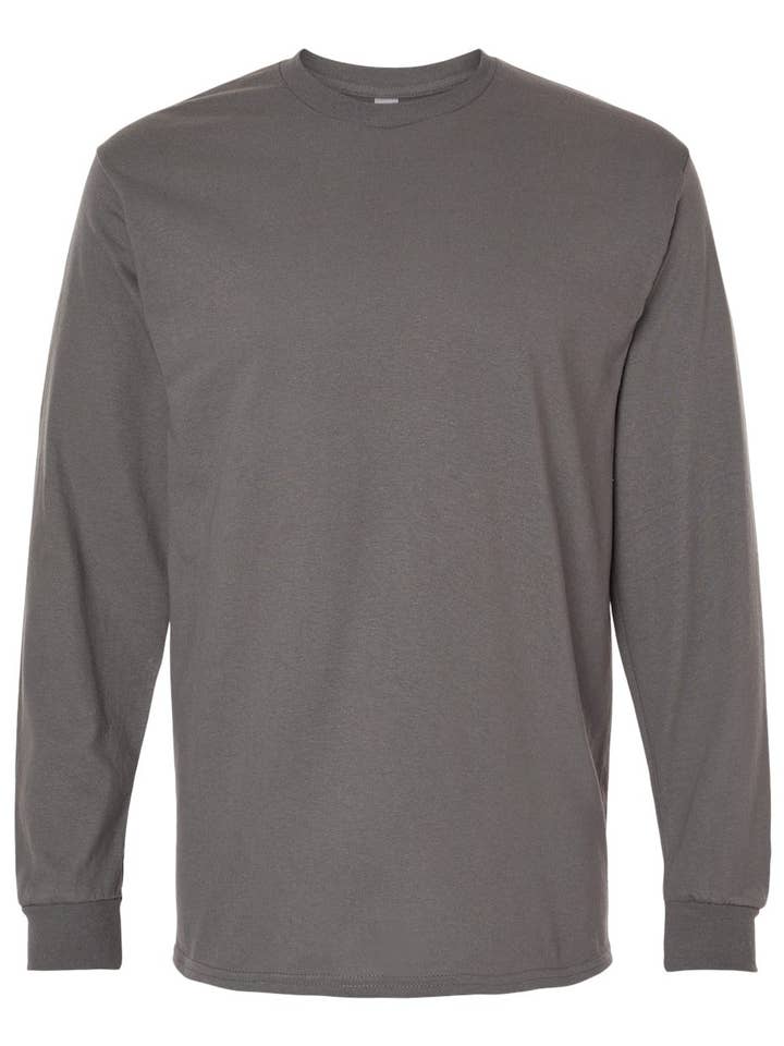 MYES BULK APPAREL - Wholesale T-Shirt - Unisex - Gildan Unisex Soft Heavy Cotton Long Sleeve Tee 8