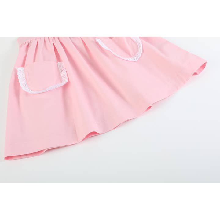 Lil Cactus - Wholesale Dress - Kids - Pink and Lace Piggy Dress3