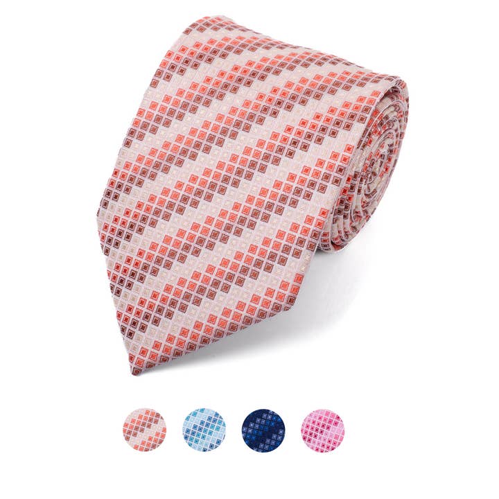 Men's Micro Fiber Poly Woven Regular Tie for wholesale by Selini New York