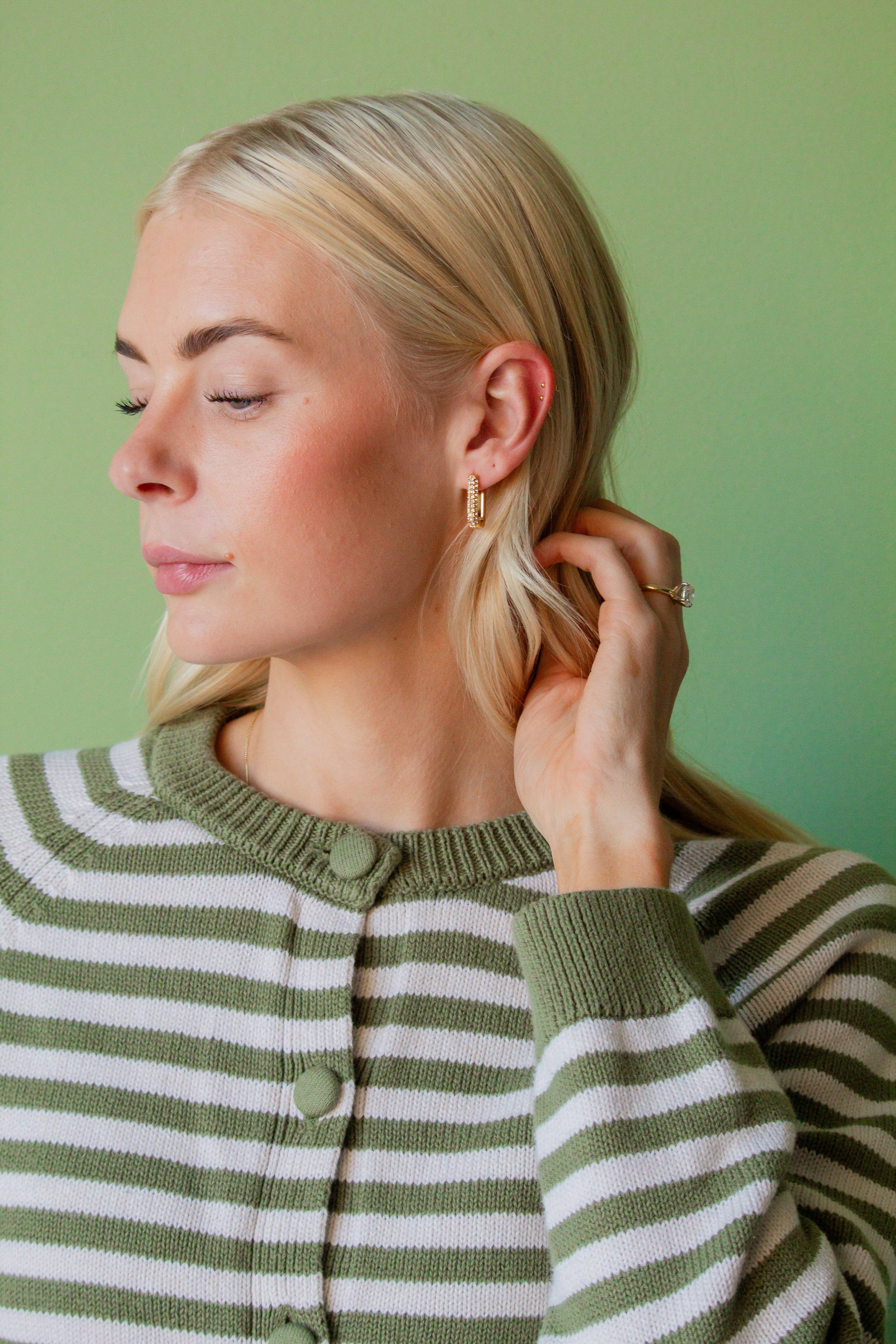 Shop Andi - Wholesale Hoop Earrings - Big Crystal Link Hoops2