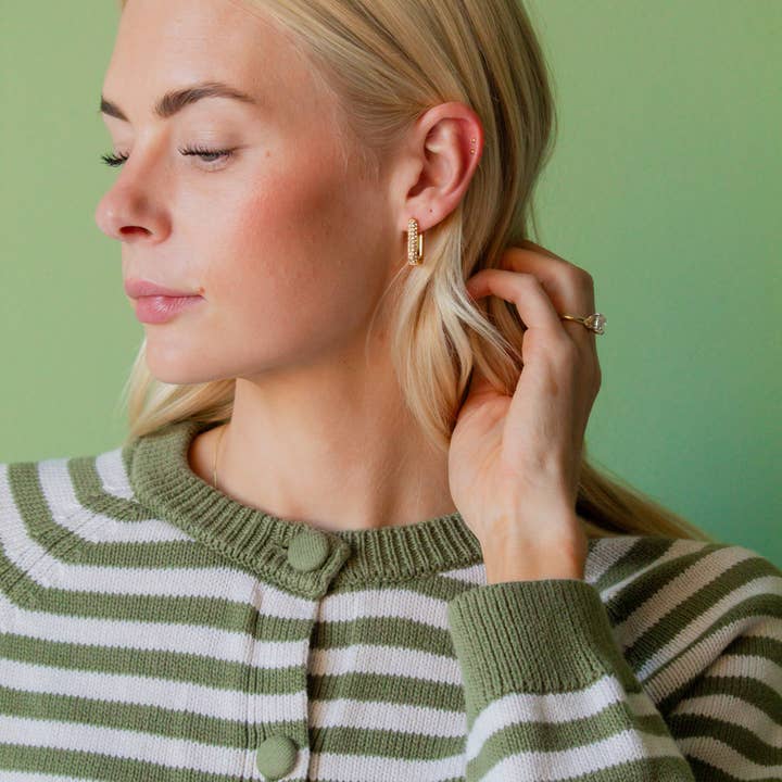 Shop Andi - Wholesale Hoop Earrings - Big Crystal Link Hoops2