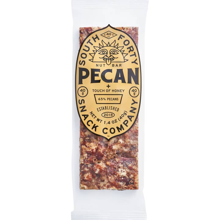 SOUTH FORTY SNACKS COMPANY - Wholesale Snack Bar - Pecan - Crunchy Nut Bar 12-Pack (Wholesale)