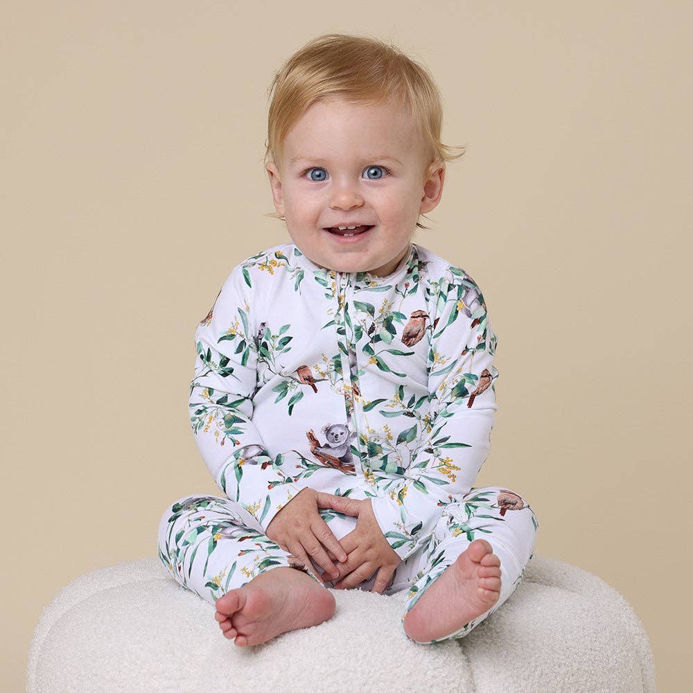 Snuggle Hunny - Wholesale Sleepsuit – Baby - Eucalypt Organic Snugglesuit Convertible Romper3