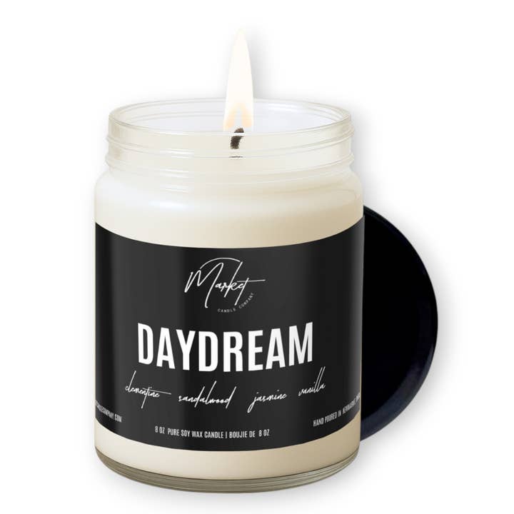 CANDELA IN CERA DI SOIA DAYDREAM per la vendita all'ingrosso da parte di Market Candle Company