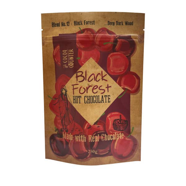 Black Forest Hot Chocolate 250g for wholesale by Cocoa Counter