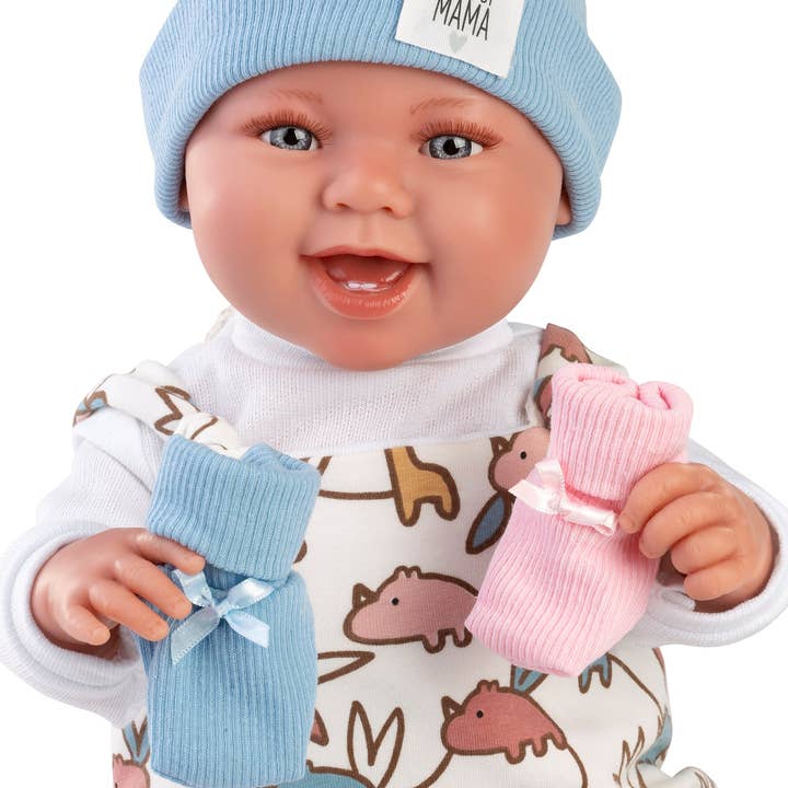Llorens - Wholesale Doll - Kids - 17.3" Soft Body Laughing Newborn Doll Bobbie3