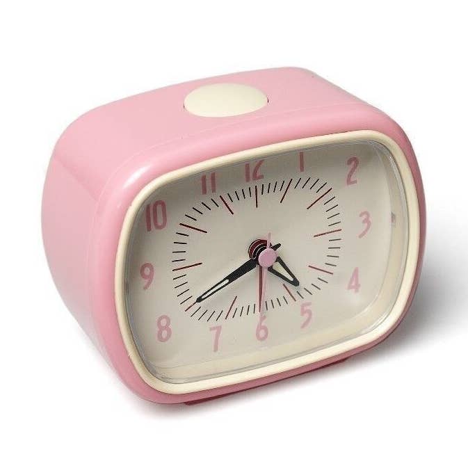 Retro Alarm Clock - Pink for wholesale by Rex B2B - UK
