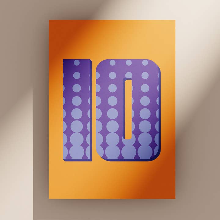 Age 10 Kids Birthday Card for wholesale by Heyyy Ltd