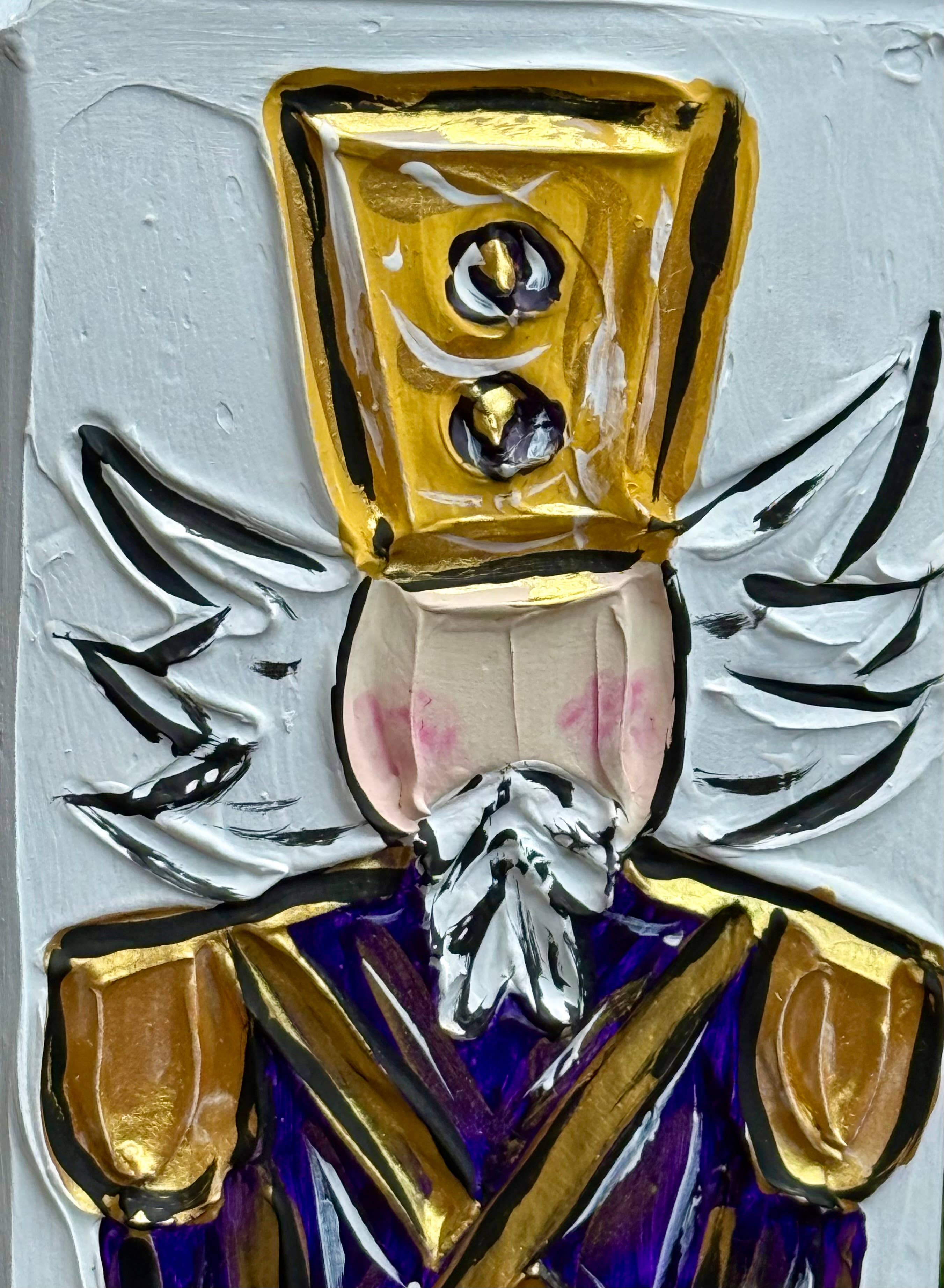 Framesaplenty - Vente Décoration de Noël - Bloc décoratif texturé Casse-Noisette6