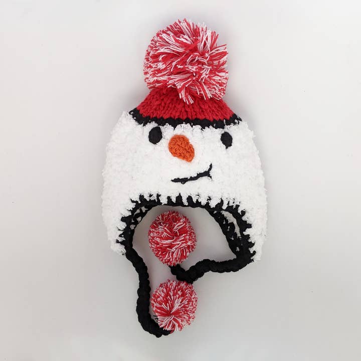 Huggalugs - Wholesale Beanie - Kids - Snowman Beanie Hat Baby & Kids