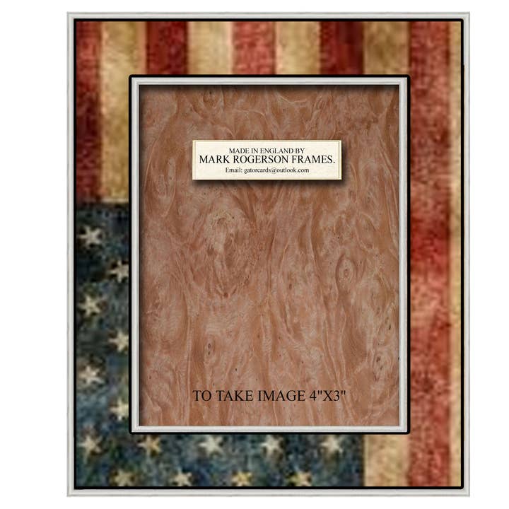 1652 Flaggenpapierfurnier 4"x3" Bilderrahmen. für den Großhandel von Gator cards