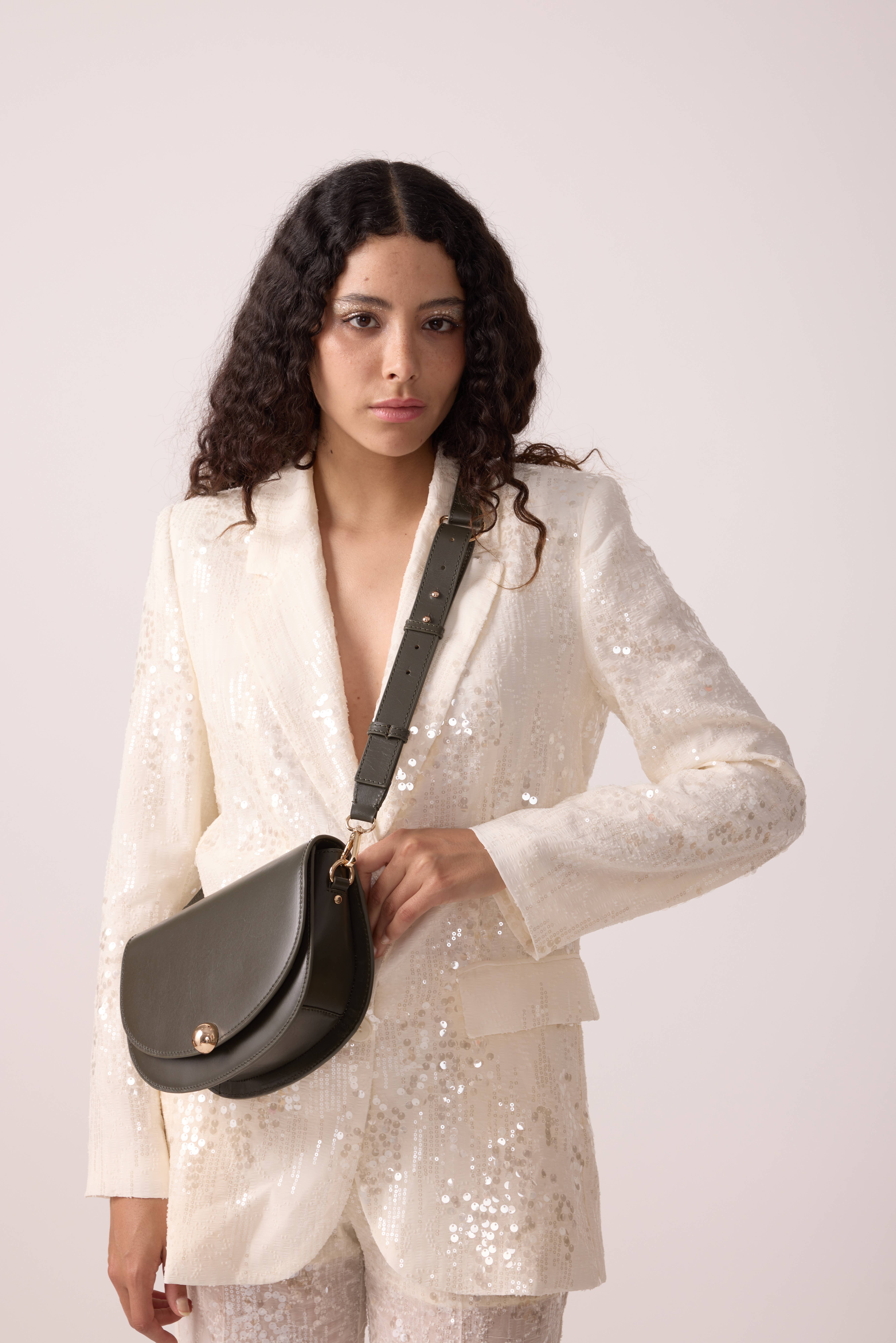 Maradji - Wholesale Shoulder Bag - Women's - SAC CUIR KAKI NOA8