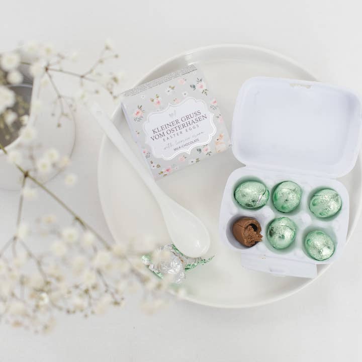 Bake Affair GmbH - Wholesale Chocolate - Chocolate Easter Eggs "A Little Greeting from the Easter Bunny"1
