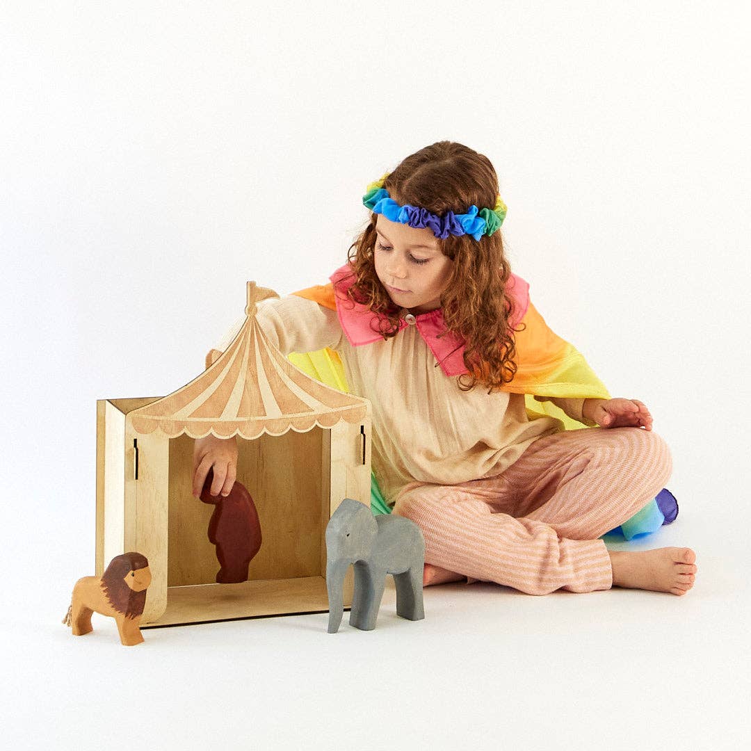 Sarah’s Silks - Wholesale Wood Toy - Kids - Wooden Circus Tent5
