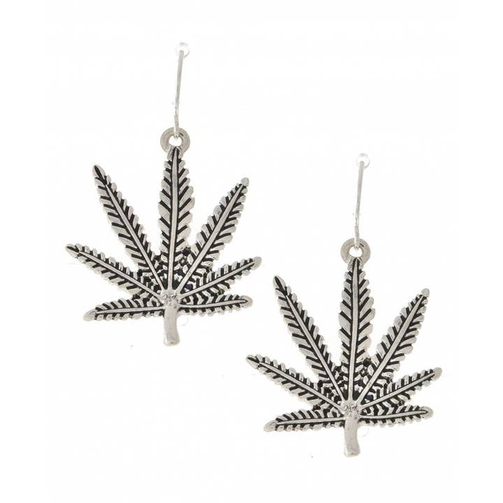 0011 PREMIERE – Engroshandel Hængeøreringe og creoløreringe – FR2983 Marihuana Weed Cannabis, Hamp Cannabis 420 Øreringe