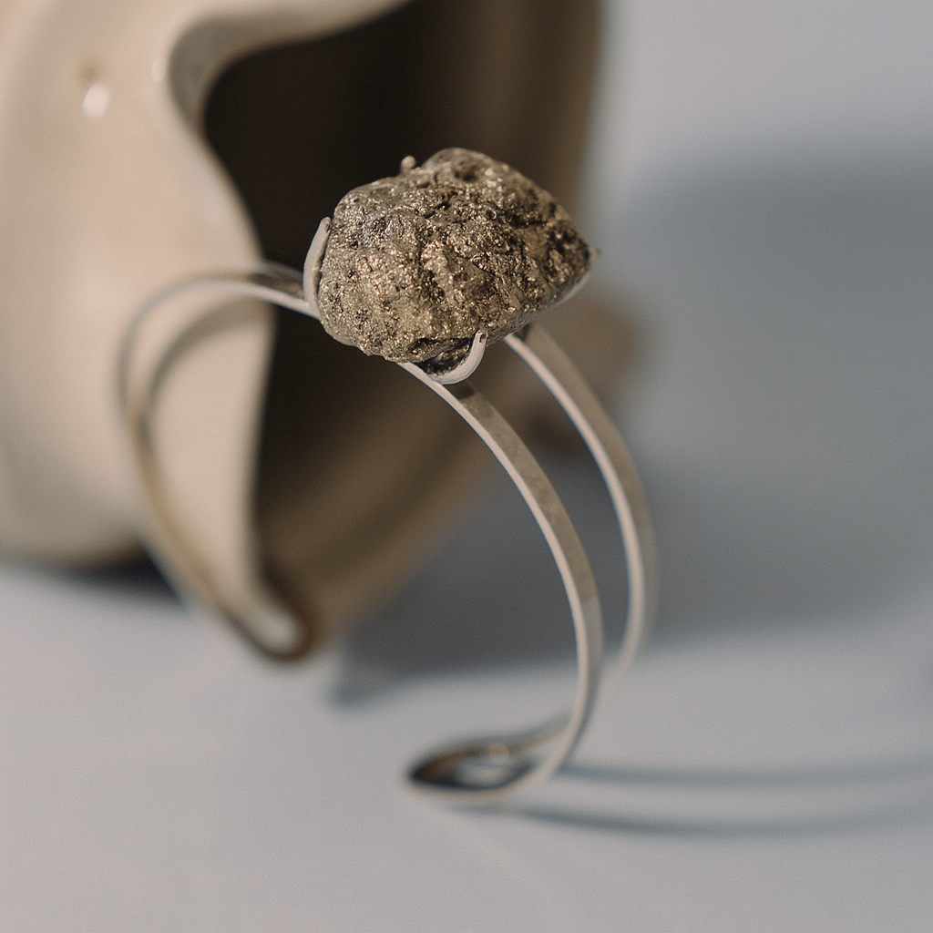 PHOEBE´S - Wholesale Cuff Bracelet - Pyrite bracelet5