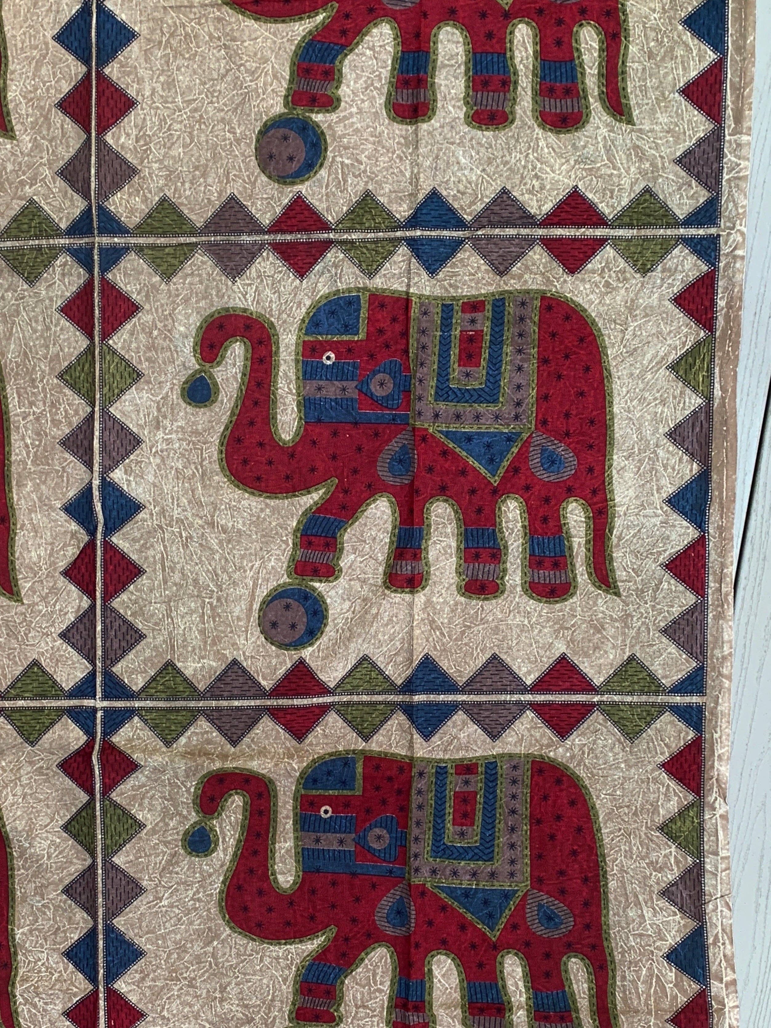 Lungta Imports - Wholesale Tapestry/Textile - Indian Elephants Tapestry Wall Decor Beach Throw14