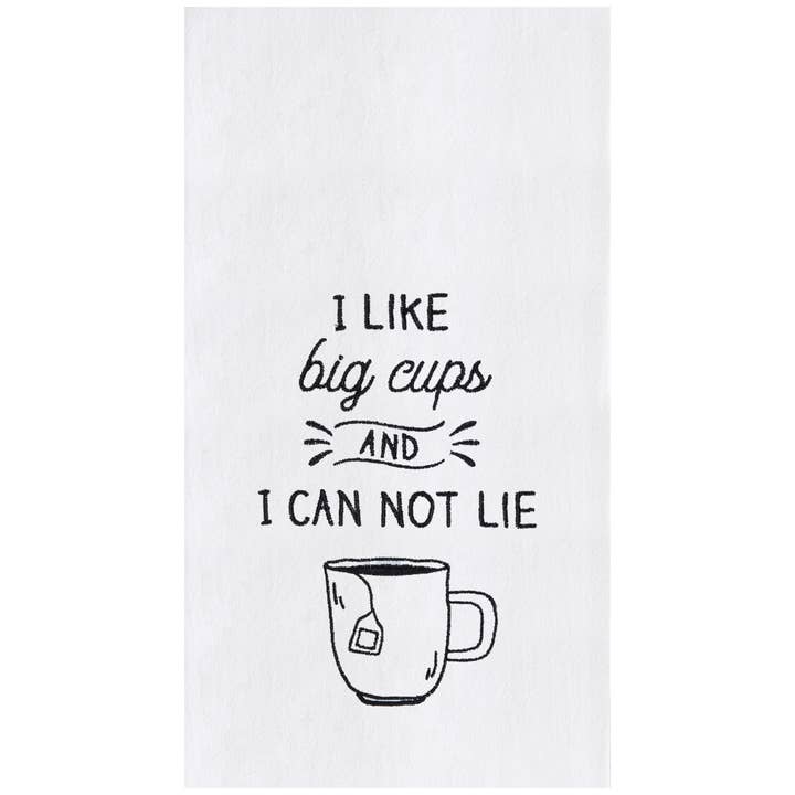 C&F Home - Wholesale Tea Towel - Big Cups Coffee Kitchen Towel