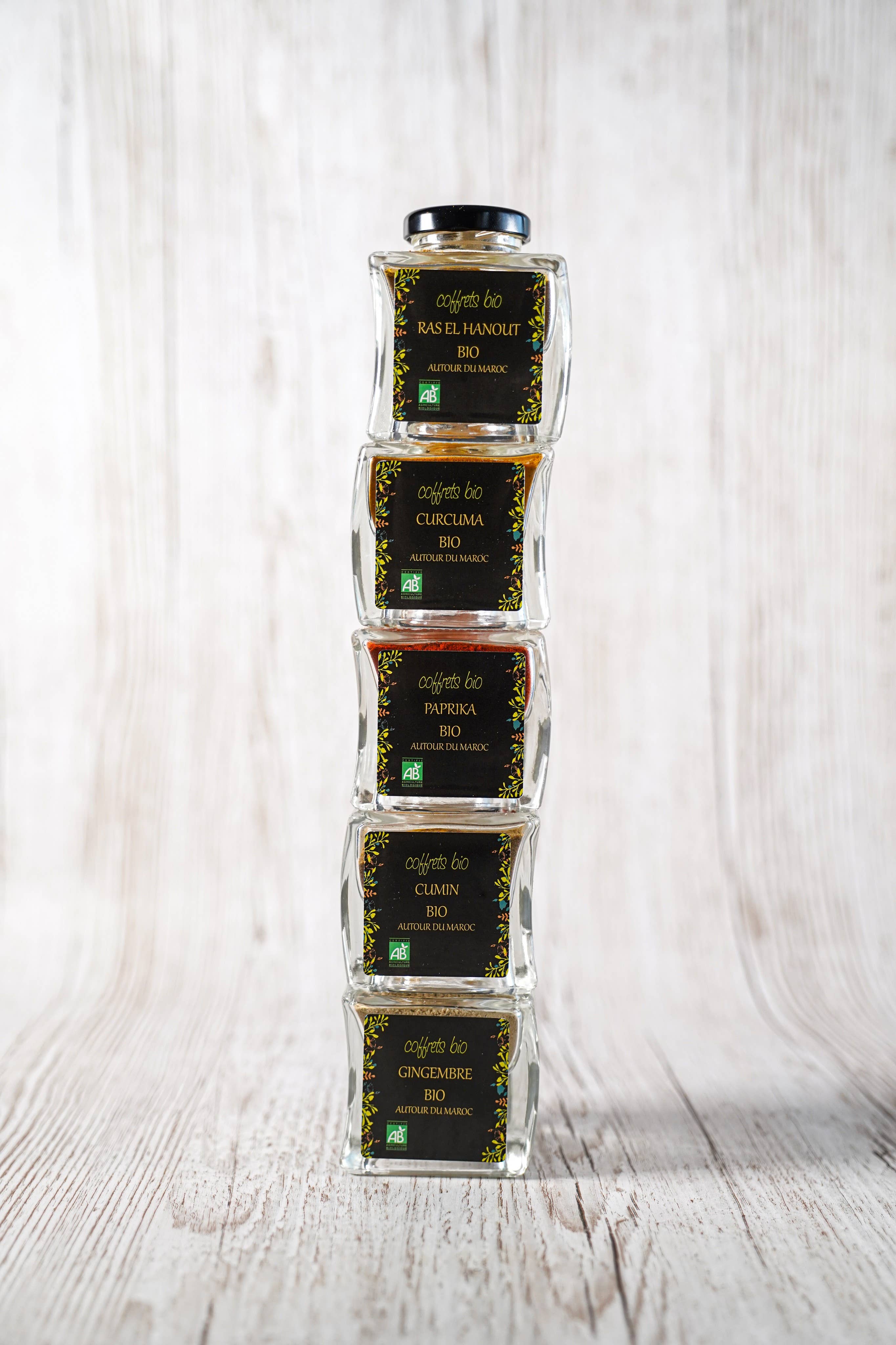 Coffret Bio/ Säho - Wholesale Dried Spice Mix - Spices box around Morocco bio1