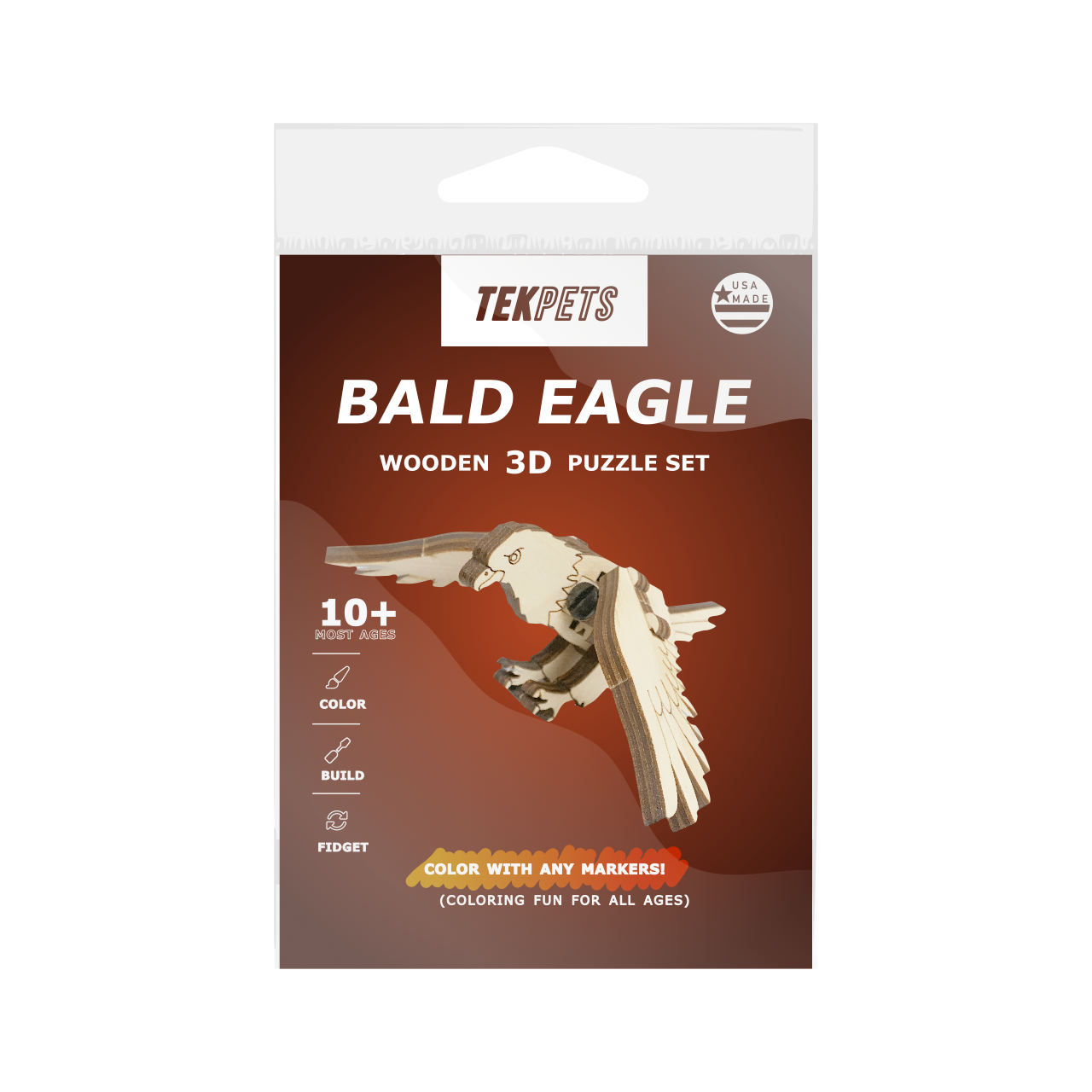 Zootility – wholesale Pussel - Barn – Bird TekPets - träpussel för DIY STEM-lek1