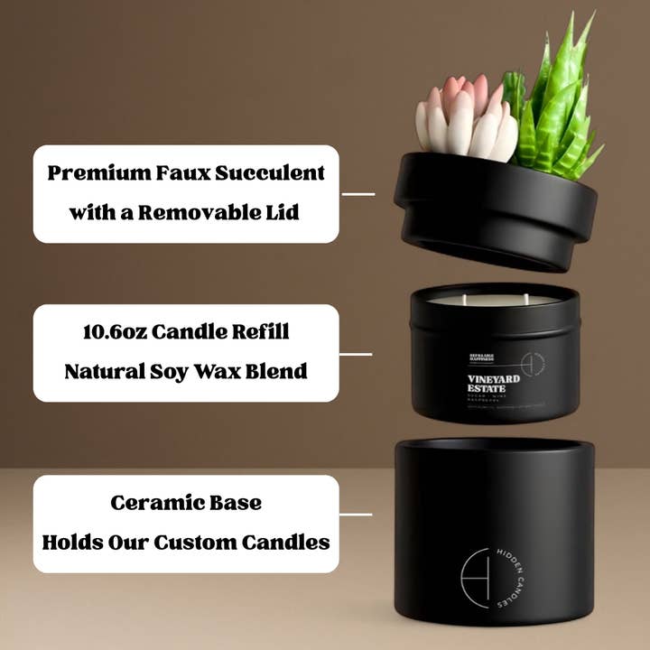 Hidden Candles - Wholesale Jar/Filled Candle - The Hidden Candle17