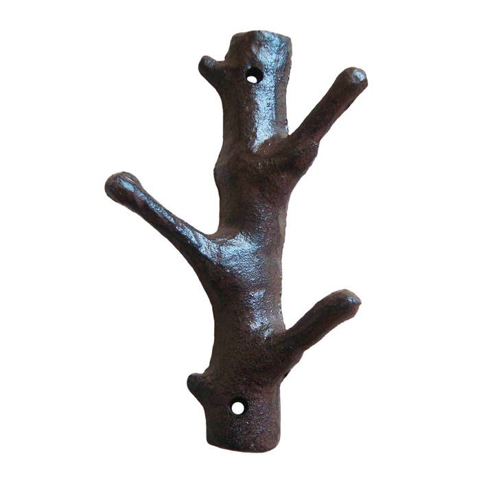 Tree Branch Cast Iron Hooks - 6X4X2 In for wholesale by inVintage
