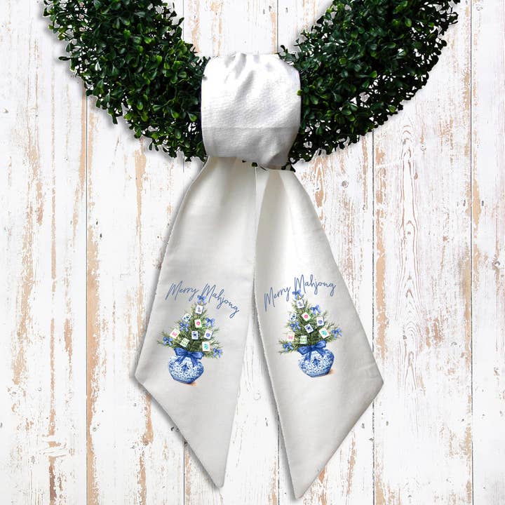 Feliz árbol de Navidad de Mahjong Guirnalda Banda para venta al por mayor de Avery Lane Gifts