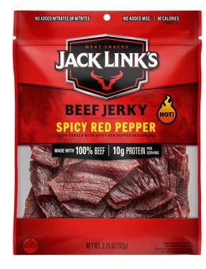 Shop The King - Wholesale Jerky - J Jack Link's Spicy Red Pep 3.25 Bag0