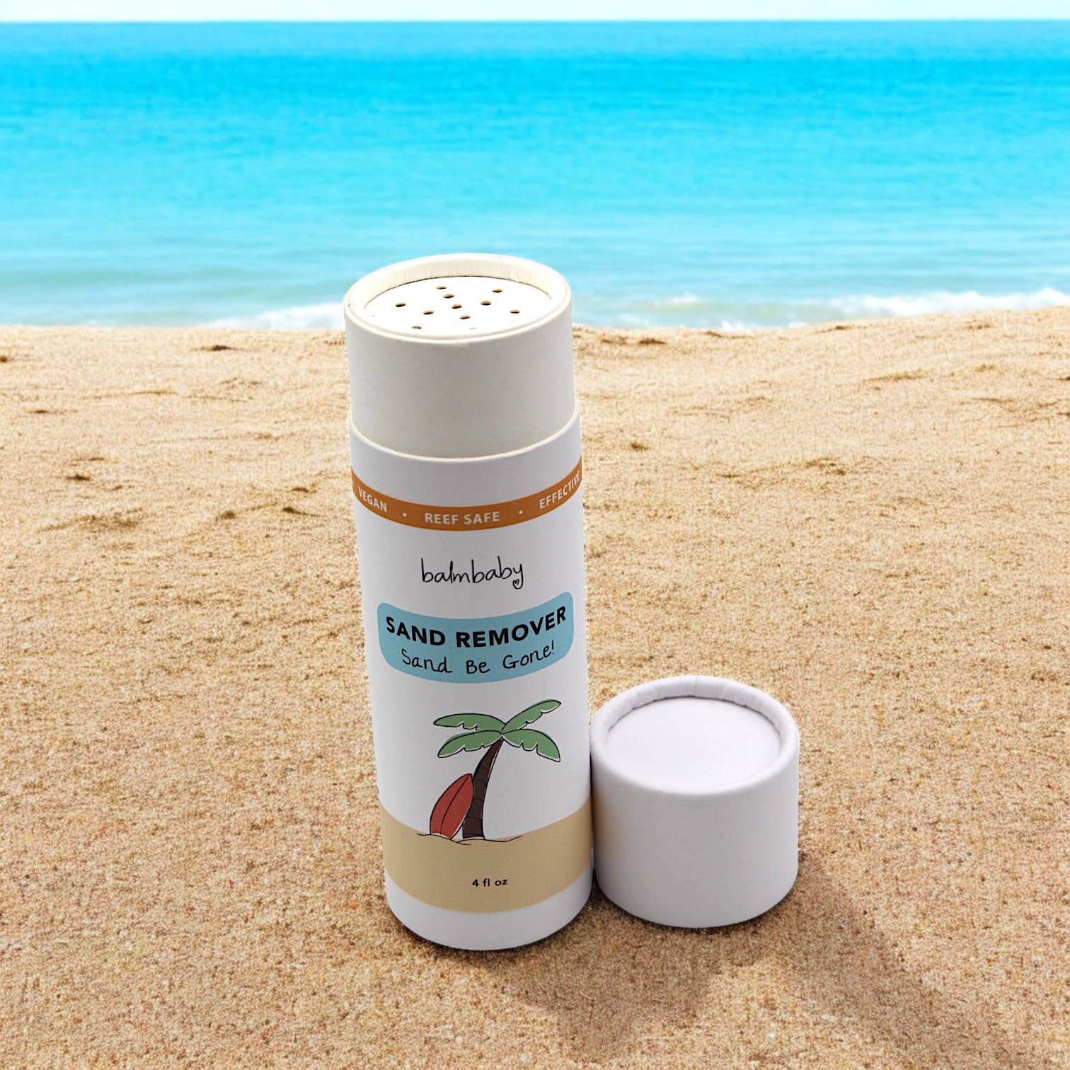 Taylor's Naturals – wholesale Body glitter/shimmer – BALM! Baby - Sand Be Gone • All Natural • Sand Remover1