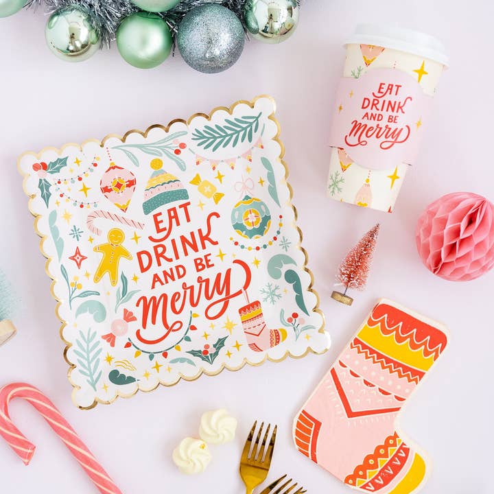 My Mind’s Eye - Vendita all'ingrosso Tazze monouso - RET1012 - Bicchieri da asporto natalizi in stile retrò3