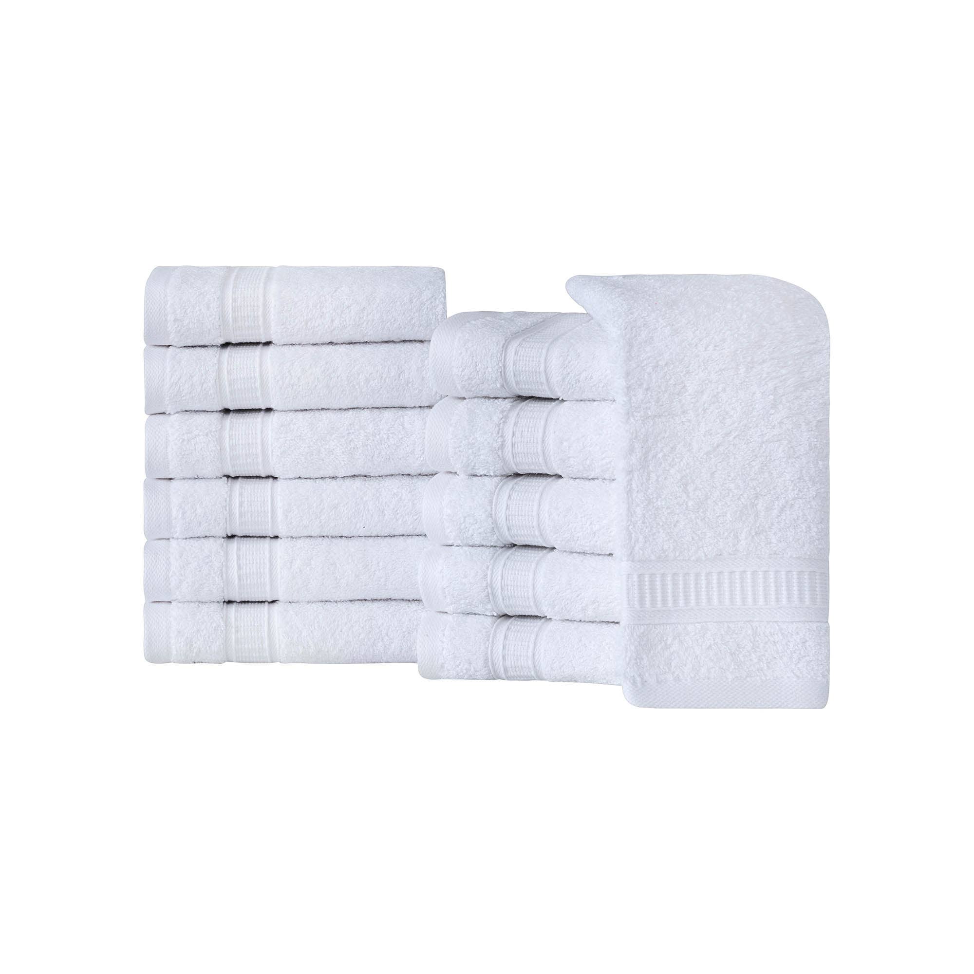 120g White Cotton Hotel Towel with Logo Printing in 2023