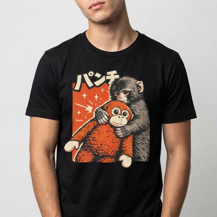 Punch The Monkey 1 T-Shirt for wholesale by YUJIN CLOTHING